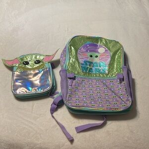 Star Wars Baby Grogu Backpack and Lunchbox